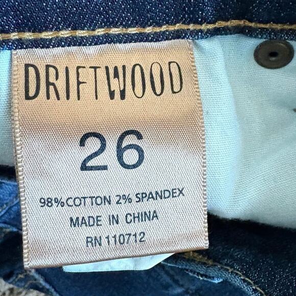 Driftwood Jackie Floral Embrodiered Jean Boho Sundance 26x30 - Picture 6 of 11